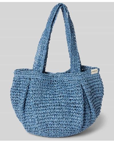 Barts Handtasche in unifarbenem Design Modell 'Ongea' - Blau