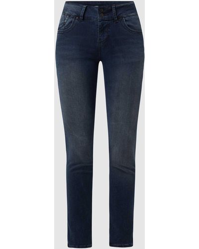 LTB Super Slim Fit Jeans Van Lyocellmix - Blauw