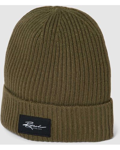 Review Beanie Met Labelpatch - Groen