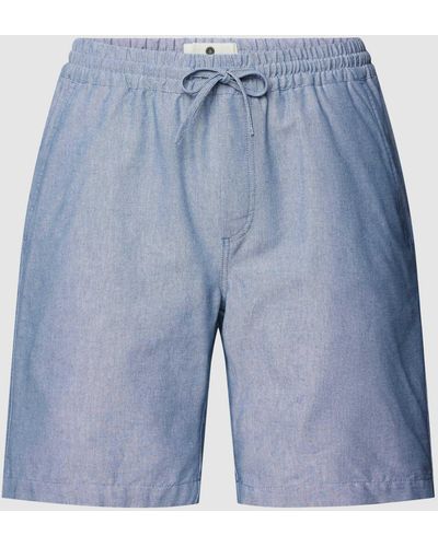 Anerkjendt Shorts mit elastischem Bund Modell 'JAMES' - Blau