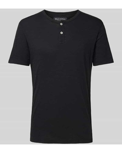 Marc O' Polo T-Shirt mit Rundhalsausschnitt - Schwarz