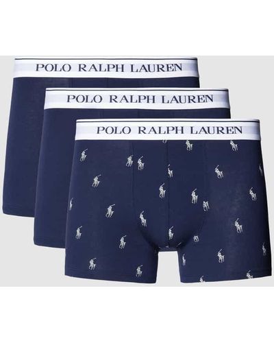 Polo Ralph Lauren Trunks mit Regular Fit und Unifarbenes Design - Blau