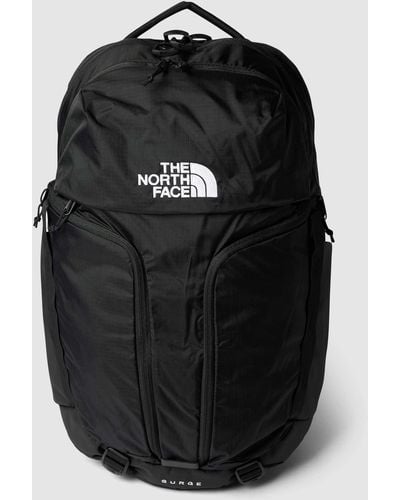 The North Face Rucksack mit Label-Stitching Modell 'SURGE' - Schwarz