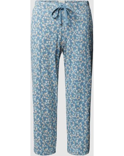 Schiesser Pyjamabroek Met 3/4-pijpen - Blauw