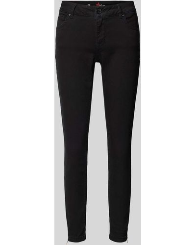 Buena Vista Skinny Fit Jeans im 5-Pocket-Design Modell 'Italy' - Schwarz