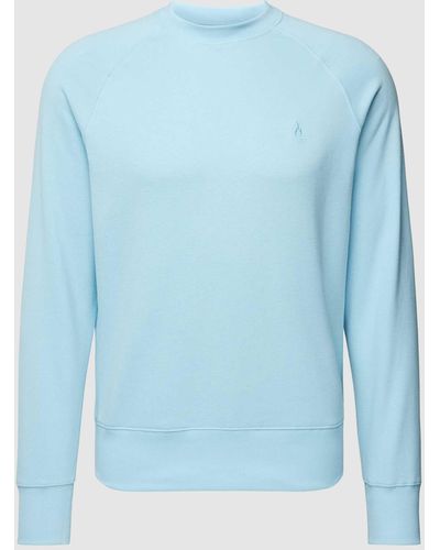 DRYKORN Sweatshirt Met Labeldetail - Blauw