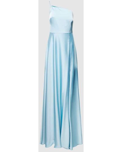 Vera Wang Abendkleid mit Seitenschlitz Modell 'VENISHIA' - Blau