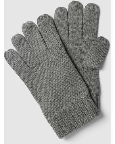 Polo Ralph Lauren Handschuhe mit gerippten Abschlüssen - Grau
