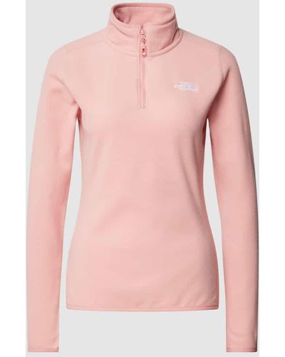 The North Face Sweatshirt mit Label-Stitching Modell 'DUSTY' - Pink