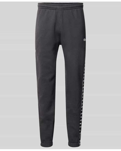Lacoste Sweatpants mit elastischem Bund - Schwarz