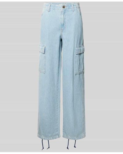 Levi's Jeans mit aufgesetzten Taschen - Blau