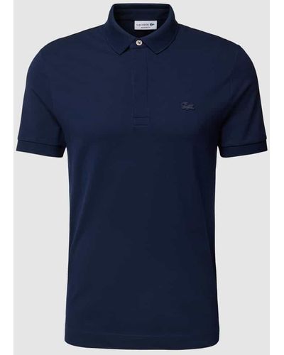 Lacoste Regular Fit Business-Hemd mit Strukturmuster Modell 'HANK' - Blau