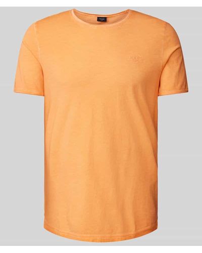 JOOP! Jeans T-Shirt mit Rundhalsausschnitt Modell 'Clark' - Orange