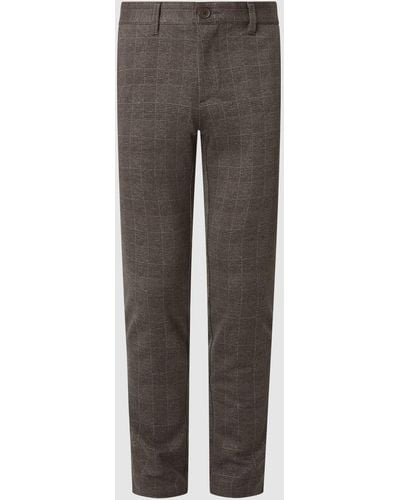 Only & Sons Tapered Fit Broek Met Stretch - Grijs