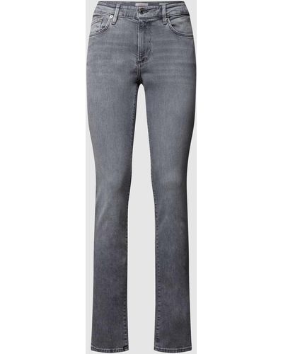 s.Oliver RED LABEL Slim Fit Jeans mit Stretch-Anteil Modell 'Betsy' - Mettallic