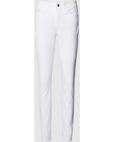 Liu Jo Jeans mit Strasssteinbesatz Modell 'DIVINE' - Weiß