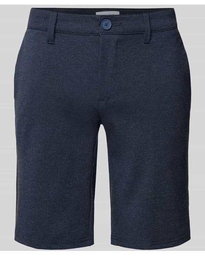 Only & Sons Shorts mit französischen Eingrifftaschen Modell 'MARK' - Blau