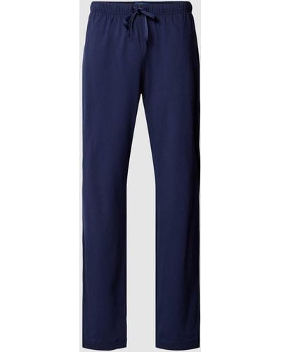 Polo Ralph Lauren Pyjamabroek Met Labelstitching - Blauw