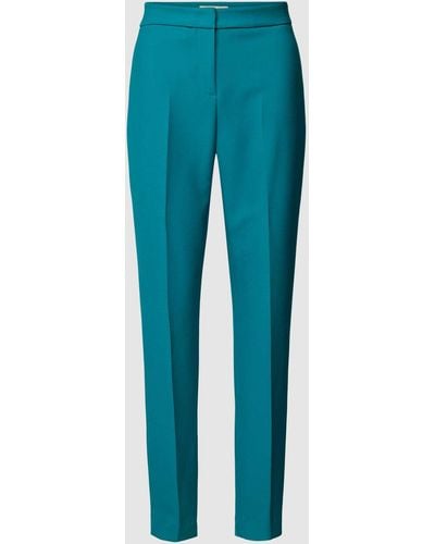 Pennyblack Slim Fit Pantalon Met Persplooien - Blauw