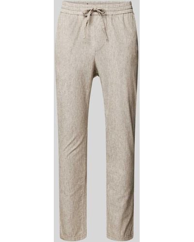 Only & Sons Tapered Fit Broek Met Stretch - Naturel