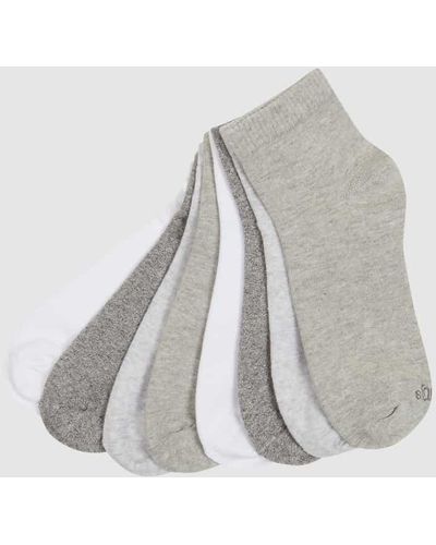 S.oliver Socken in Melange-Optik im 4er-Pack - Weiß