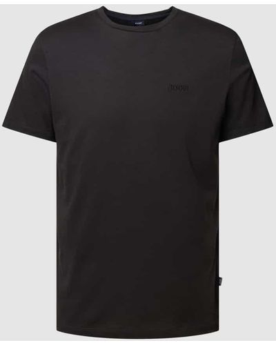 Joop! T-Shirt mit Label-Stitching Modell 'Cosimo' - Schwarz