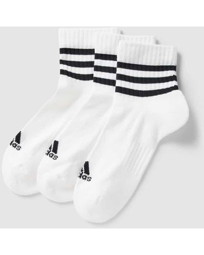 adidas Damen Socken mit Label-Detail im 3er-Pack - Weiß