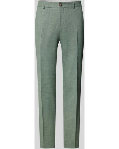 SELECTED Slim Fit Pantalon Met Knoop- En Ritssluiting - Groen