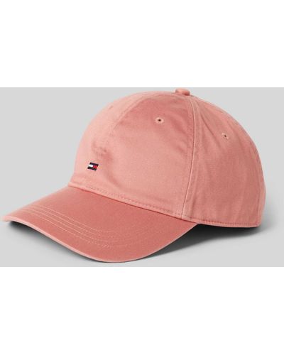 Tommy Hilfiger Basecap mit Label-Stitching - Pink