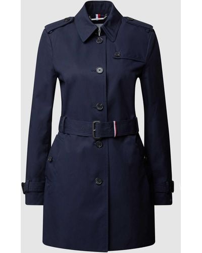 Tommy Hilfiger Heritage Single-breasted Trenchcoat - Blauw