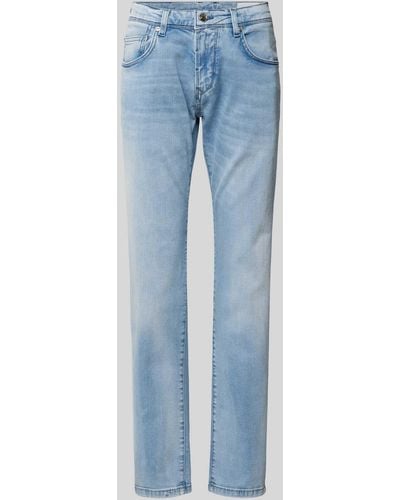 Baldessarini Tapered Fit Jeans im 5-Pocket-Design Modell 'Jayden' - Blau