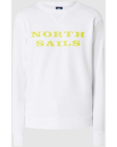 North Sails Sweatshirt aus Baumwolle - Weiß