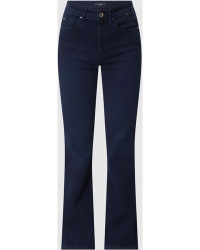 Mavi Flared Cut Jeans mit Modal-Anteil Modell 'Maria' - Blau
