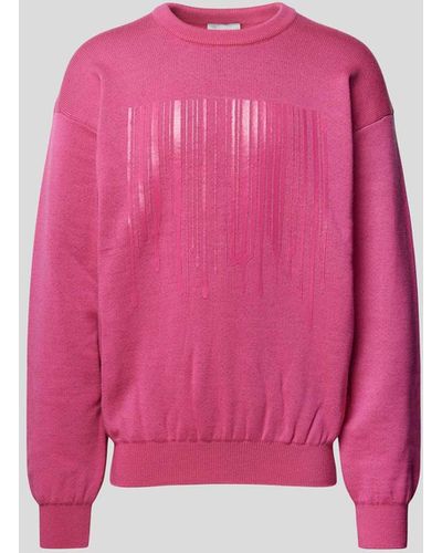 VTMNTS Oversized Sweatshirt aus Woll-Mix - Pink