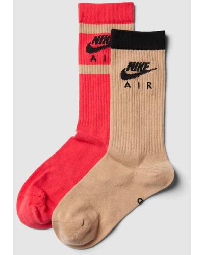 Nike Socken mit Label-Schriftzug im 2er-Pack - Pink