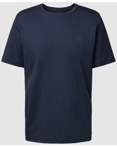 Baldessarini T-Shirt mit Label-Detail Modell 'Tantro' - Blau