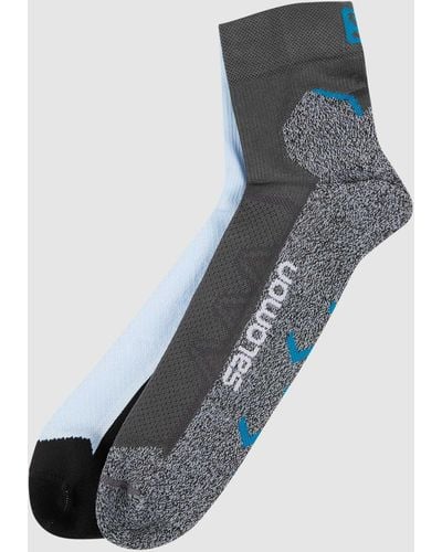 Salomon Socken mit Knöchelschutz im 2er-Pack - Grau