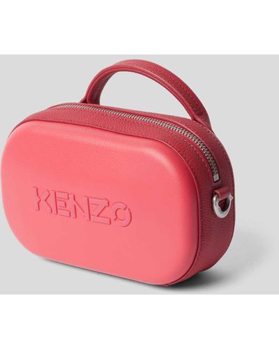 KENZO Handtasche mit Label-Print - Pink