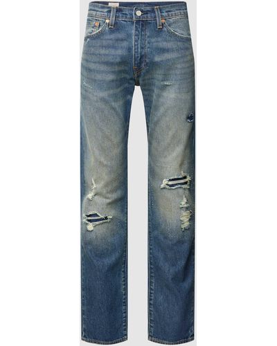 Levi's Jeans im Used-Look - Blau