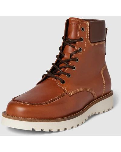 Marc O' Polo Boots mit Label-Details Modell 'JACK' - Braun