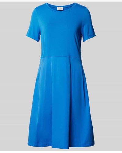 ROBE LÉGÈRE Knielanges Kleid im Stufen-Look - Blau