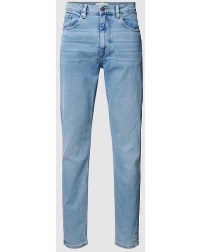 ARMEDANGELS Straight Leg Jeans im 5-Pocket-Design Modell 'RJO TARPA' - Blau
