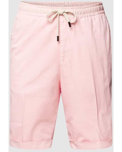 Joop! Shorts mit seitlichen Eingrifftaschen - Pink