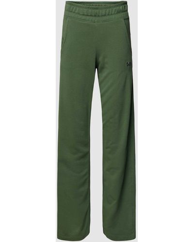 DKNY Regular Fit Sweatpants mit Label-Detail - Grün