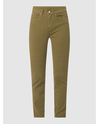 Brax Skinny Fit Jeans mit Stretch-Anteil Modell 'Ana' - Grün