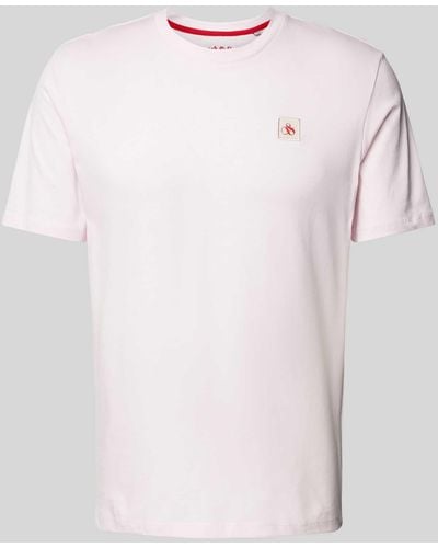 Scotch & Soda T-Shirt mit Rundhalsausschnitt - Pink