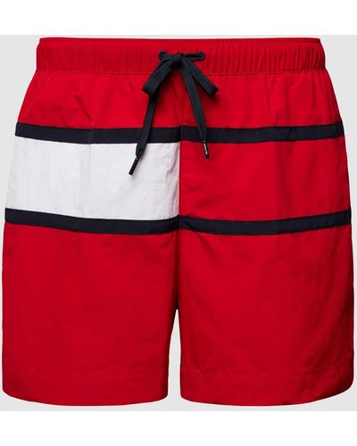 Tommy Hilfiger Badehose - Rot