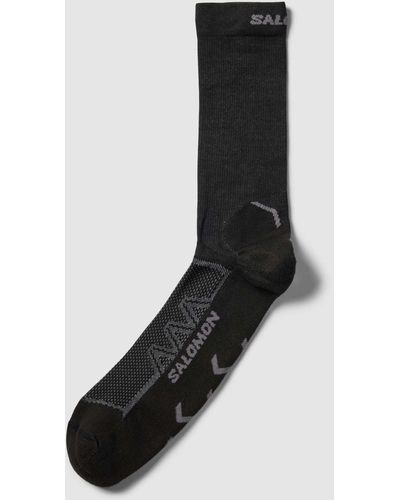 Salomon Sokken Met Labeldetail - Zwart