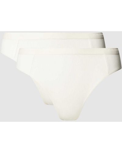 Marc O' Polo Slip mit elastischem Logo-Bund Modell 'Iconic' - Weiß