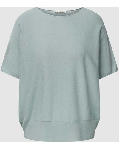 DRYKORN Strickshirt mit Rundhalsausschnitt Modell 'SOMELI' - Blau